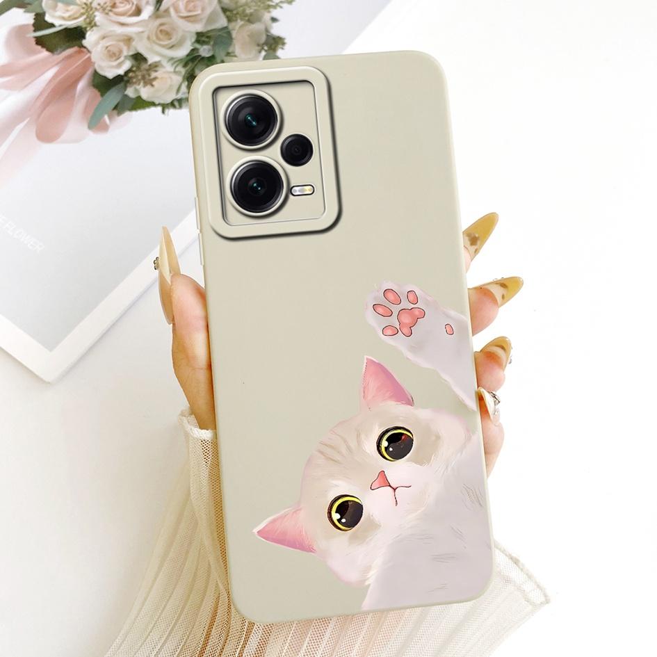 Чехол для Xiaomi Redmi Note 12 Pro 5G Милый Мультяшный Кролик Кошка Силиконовая Крышка Для Xiaomi Redmi Note 12 Pro+ Note12 Pro Plus Бампер
