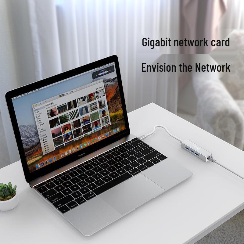 Biaze USB-C to Gigabit Ethernet Adapter for Laptop