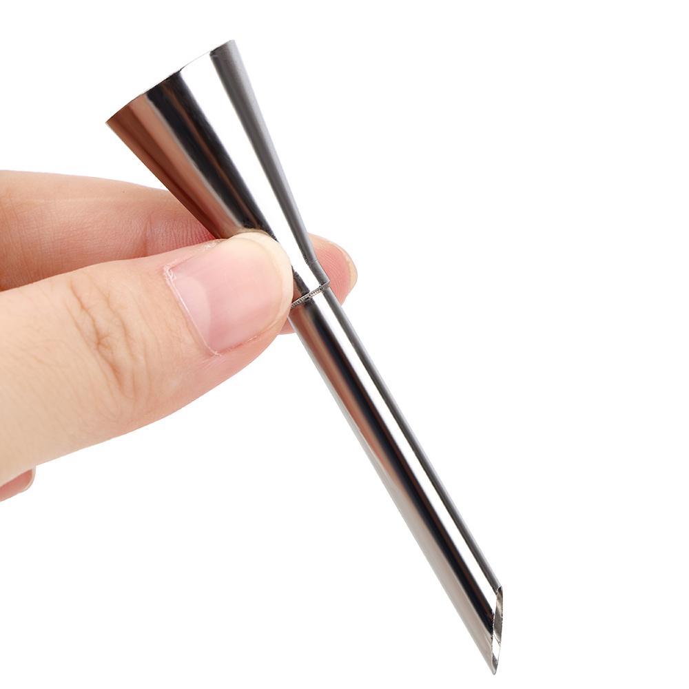 Чашка из нержавеющей стали для капкейков, инъектор для слоек, русский шприц, насадка для крема и глазури, 1 шт., насадка для слоек, инструмент для украшения выпечки