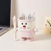 Plastic Pen Holder Cute Storage Bin Storage Container Desktop Dumpster Stationery