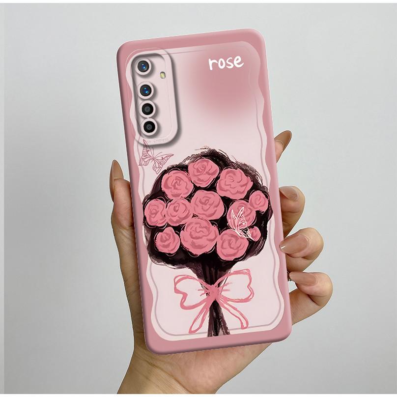 Для Realme X2 XT Чехол RMX1921 RMX1991 RMX1993 Красивые Цветы Силиконовый Мягкий ТПУ Ударопрочный Чехол для Телефона Для OPPO K5 Coque Fundas