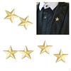 6Pcs , Delicate Point Brooch Lapel Pin for Wedding Business Tuxedo Shirt Decor Accessories