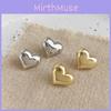 Stylish Ins Trendy Heart Earrings In Gold And Silver Unique Vintage Jewelry For Women