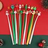 5-30Pcs Mixed Christmas Pens Cartoon Black Ink Writing Pen Kids New Year Gift Stationery 2025 Christmas Party Decor Supplies