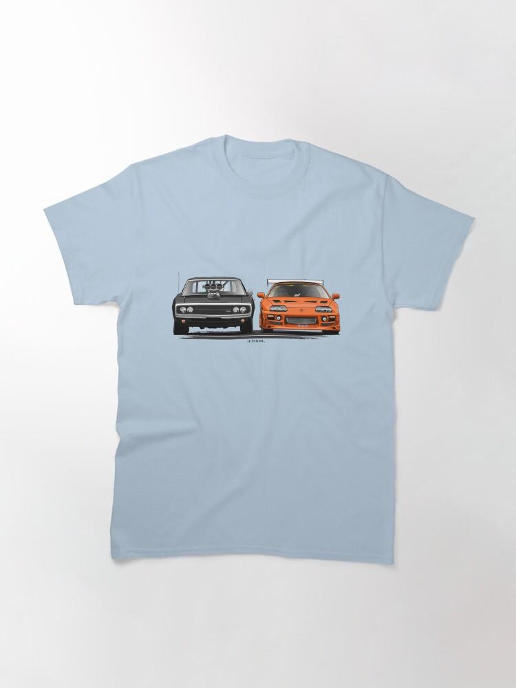 Fast & Furious Charger RT _amp_ Supra Mk IV - The Fast and Furious Active Classic T-Shirt