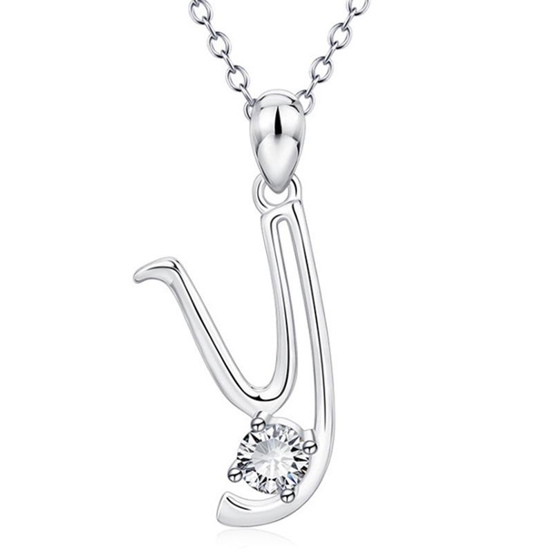 Ожерелье с подвеской Weiya Wish Diamond Alphabet — модное и стильное