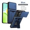 KEYSION Чехол-кошелек с держателем для карт для HONOR X6d 5G Чехол для телефона с защитой камеры и подставкой Ударопрочный чехол для Honor 500 Smart 5G