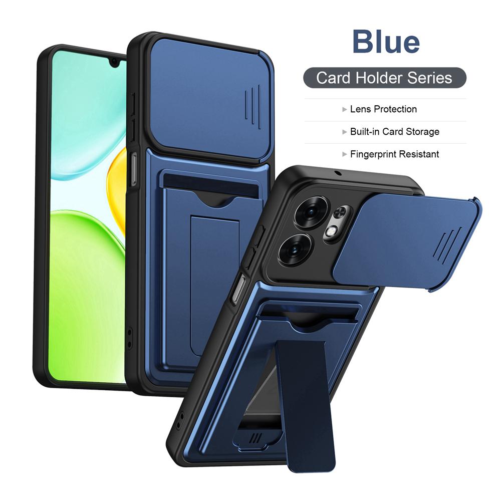 KEYSION Чехол-кошелек с держателем для карт для HONOR X6d 5G Чехол для телефона с защитой камеры и подставкой Ударопрочный чехол для Honor 500 Smart 5G