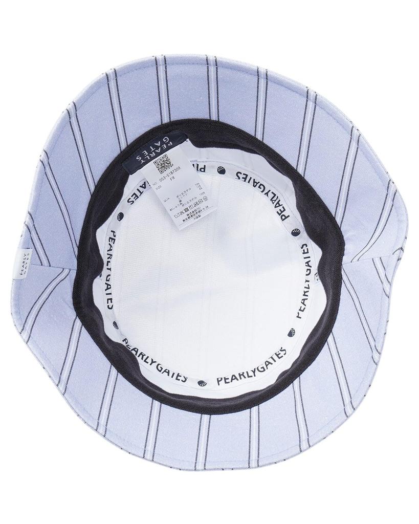 Unisex Bucket Hat Stripe UV Golf Hat FR [PEARLY GATES] (Shirt Pattern, Protection) / / 053-5187309 111_Blue