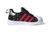 adidas Оригиналы SUPERSTAR 360 Коллекция Superstar 360 I Дышащие Низкие Кроссовки для Малышей Черно-Красные Для Младенцев и Малышей FV3435