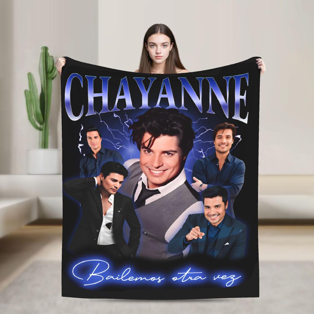 Super Soft Blanket Travel Chayanne Singer Throw Blanket Flannel Bedspread For Home Decor Print Sofa Bed Cover