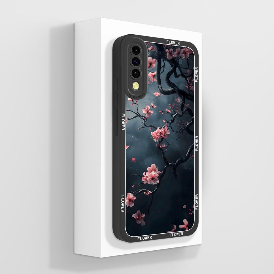 Чехол для Samsung Galaxy A50 A50S Эстетичный Креативный Мягкий Жидкий Силикон Чехол для Телефона Для Samsung A 50 Полная Защита Задняя Крышка