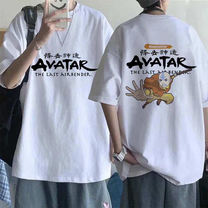 Модная футболка Mange Аватар: Последний маг воздуха Y2k Футболка Уличная одежда Аппа Йип Повседневная футболка Хип-хоп Харадзюку Футболки Топы Одежда