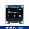 0.96 Inch IIC SPI Serial 7/4Pin White/Blue/Yellow Blue/Yellow OLED Display Module SSD1306 12864 LCD Screen Board for Arduino