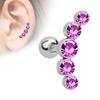 1шт женщин из нержавеющей стали хряща спираль козелка уха серьги-гвоздики для пирсинга подарок