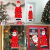 1PC 24 Days For Children Christmas Gift DIY 2024 Christmas Santa Calendar Felt Wall Hanging