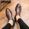 Leather Business Classic Pointed Toe Formal Dress Men Shoes Office Wedding Mens Casual Oxford Shhoes