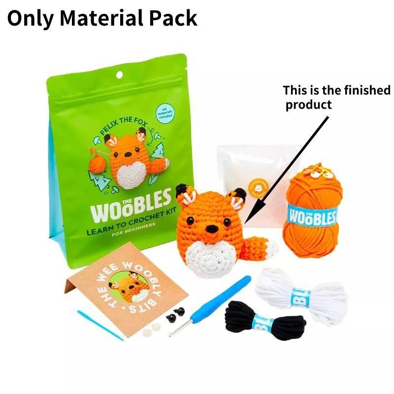 Набор для начинающих вязальщиков крючком с увлекательными видеоуроками для создания животных своими руками в весеннем сезоне 2023 года