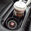 For Seat Leon 5f Ibiza Arosa Ateca Altea FR Arona Cupra Toledo 1/2Pcs Car Anti-Slip Silicone Pad Water Cup Holder Drink Coaster