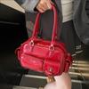 Handbag Multi-pocket Soft Leather Underarm Bag New Commuter Shoulder Bag Versatile Messenger Bag