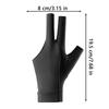 Pool Cue Glove 3-Finger Billiard Non-Slip Breathable Single Gloves Elastic Billiard Cue Quick Dry Professional Glove Accessories