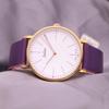 Simple Julius Men's Watch Homme Clock Fashion Japan Quartz Hours Classic Bracelet Leather Boy Birthday Father Gift No Box