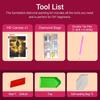 Diamond painting Jesus light walking art DIY 5D home room decoration kit