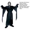 1 Set Kids Halloween Costume Set Creepy Ghost Cosplay Masque Gloves Belt Robe Suit Carnival Party Performance Haunted House Children Outfit