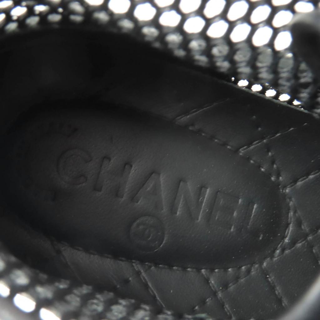 Отличные высокие кроссовки CHANEL черные Замша Женские 36 G30786 Б/у