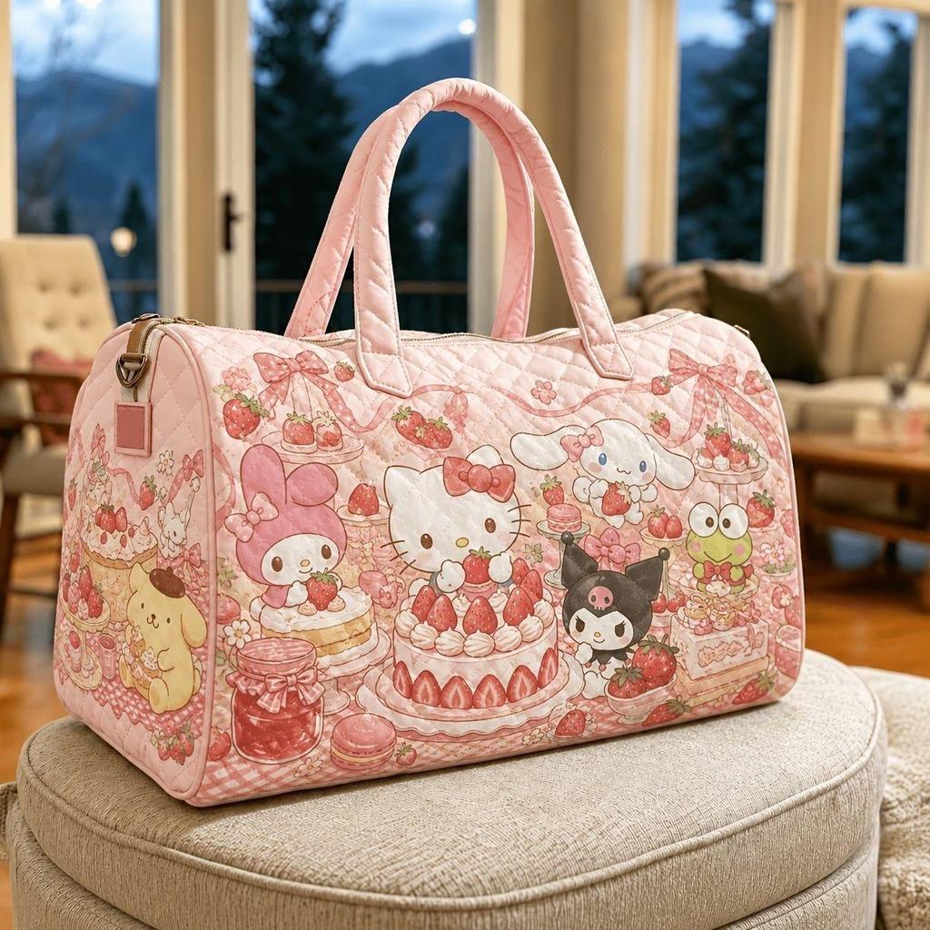 Многофункциональная дорожная сумка для фитнеса 3D Kuromi Hello Kitty