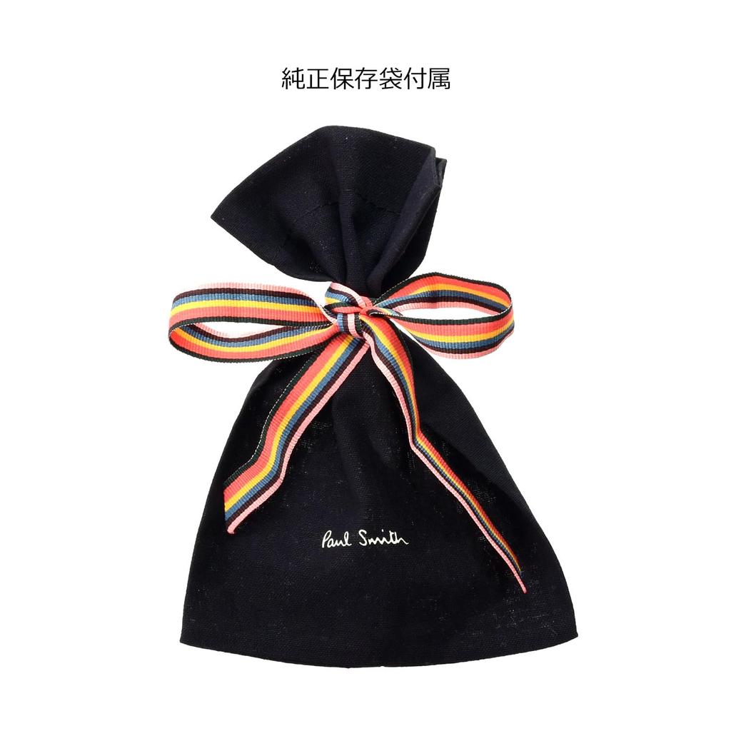 Комплект ожерелья с мотивом из двух колец с оригинальной коробкой для хранения и салфеткой для ухода 240902 210 [Paul Smith] & (Серебряный)