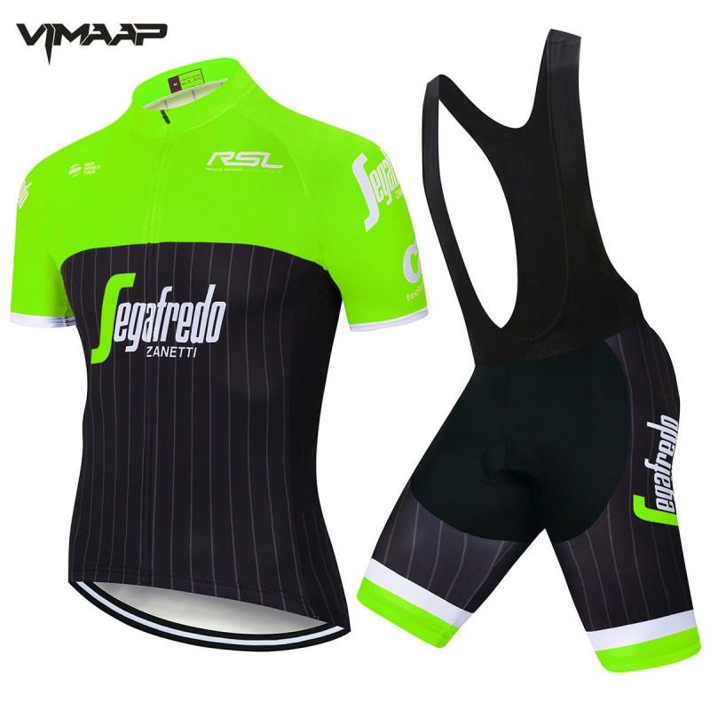Mens Cycling Jersey Set Short Sleeve Breathable Mesh Bike Riding Top Road