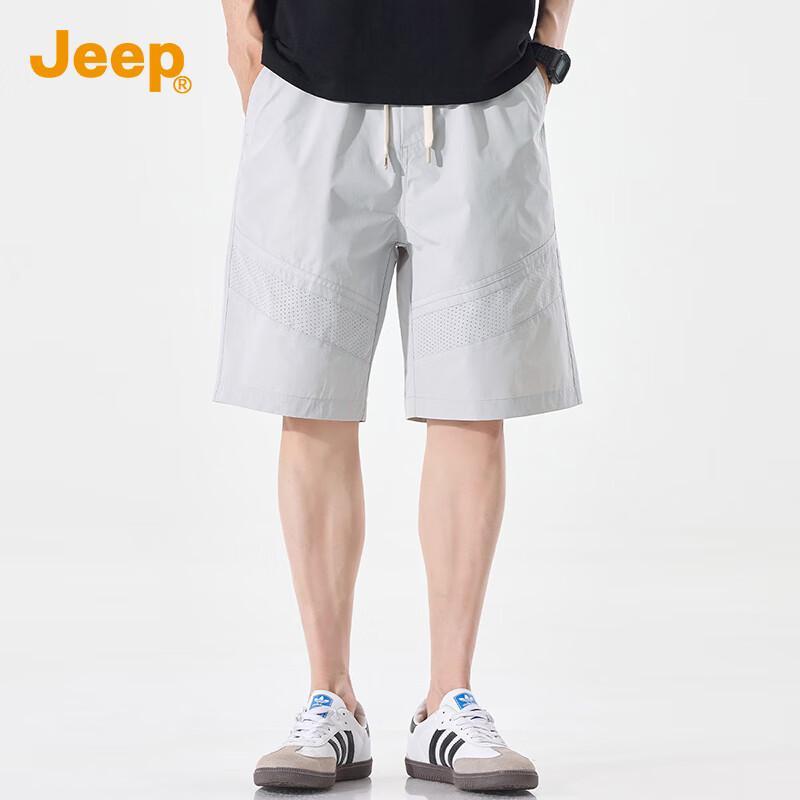 Jeep Мужские повседневные шорты из ледяного шелка с охлаждающим эффектом