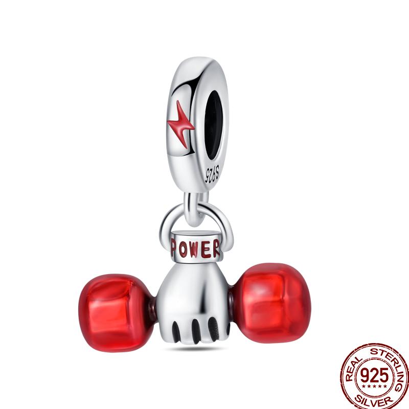 American Sports Series Copper Badminton Baseball Football Pendant Beads Suitable For 3Mm Original Bracelet Diy