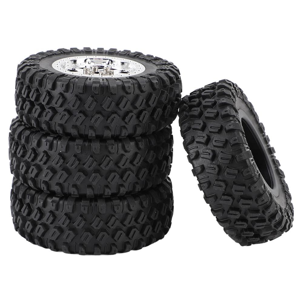 4Pcs 1/12 Scale RC Car Tires for MN90/MN91/MN45/MN96/MN98/MN99/MN99S 1/12 RC Car Replacement Parts