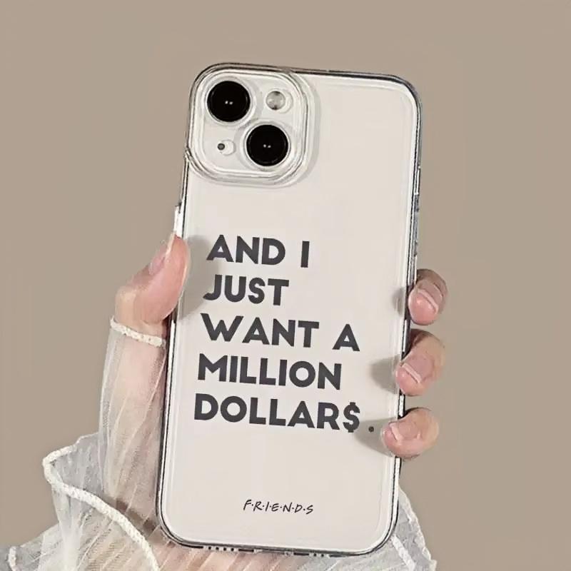 Я хочу домой Чехол для телефона для iPhone 11 12 13 14 15 16 Pro Max 7 8 Mini Plus SE X XS XR Прозрачный чехол для мобильного телефона Друзья
