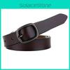Retro Womens Genuine Leather Belt With Pin Buckle For Stylish Casual And Work Looks