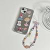 Ins зеркало хороший автомобиль цветок девушка кролик собака мультфильм браслет милый чехол для телефона для Iphone 11 12 13 14 Pro Max 7 8 Plus Xsmax X Xr