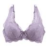 Plunge SHIROHATO and Triumph Collaboration Bra, Non-wired, High-arm, Non-wired Bra, (LC-Lilac, E80)