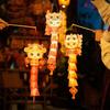 Handmade Auspicious String Lanterns Cartoon Handheld Glowing Lanterns  Kids Gift