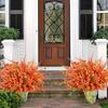 Осенние искусственные цветы для улицы, искусственные растения, устойчивые к УФ-излучению, искусственные цветы оптом для подвесных кашпо, крыльца, сада, вазы, балконного ящика