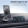 Складной магнитный держатель для телефона в автомобиль, вращающийся на 360 градусов, вакуумная присоска, крепление для телефона на приборную панель, лобовое стекло, подставка для телефона для навигации без помощи рук