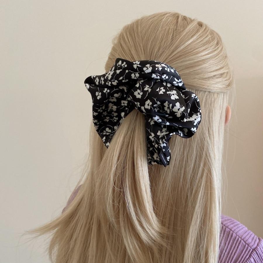 Lady Charm Oversize Hair Band Girl Large Hair Ties Elastic Scrunchies For Women Ponytail Hairstyle Rubber Band Accessories