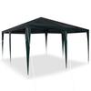 Party Tent Green 400 x 400 x 266 cm Polyethylene and Steel