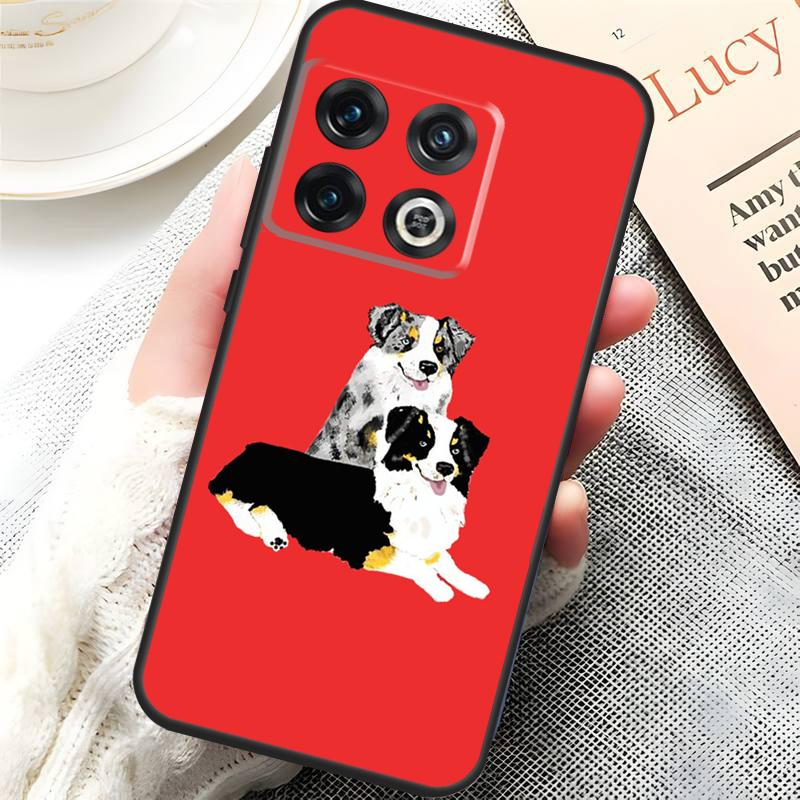Australian Shepherd Dog Cover For OnePlus 15 13 13R 13T 12 12R 10T 11 10 Pro OnePlus Nord 5 CE 3 4 Lite N20 N30 Case