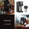 Toffee Coffee Maker Main Unit Direct Drip Aroma Coffee Maker Rich Black Morihiko Blend Coffee Powder 140g K-CM12-RB &