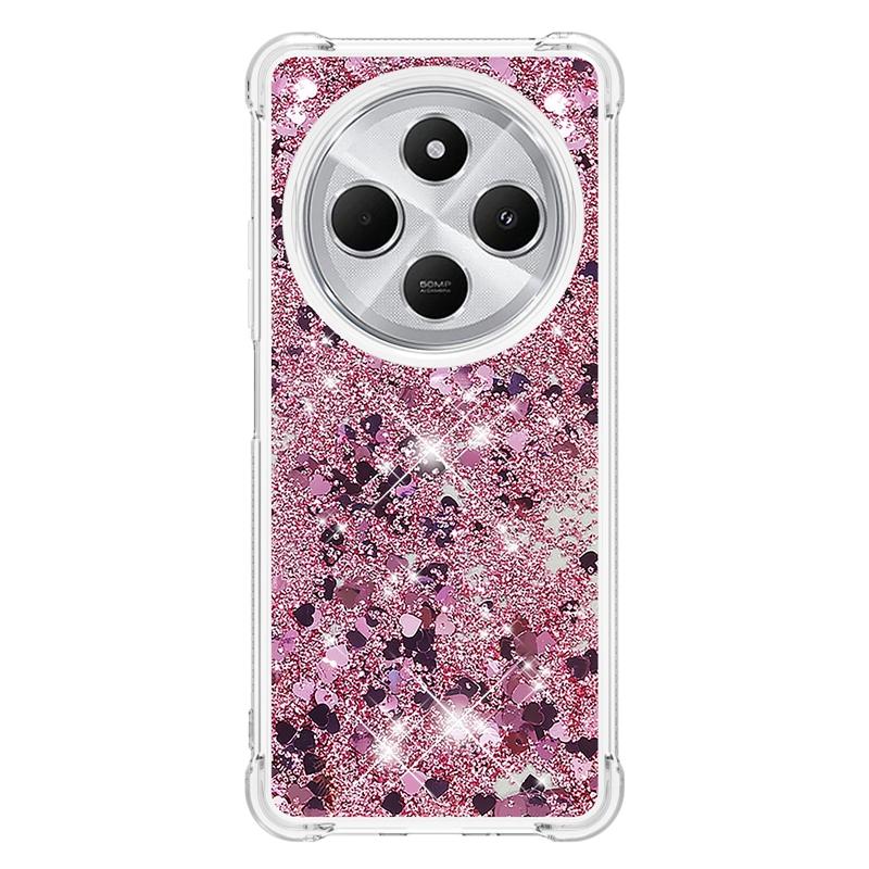 Чехол для Xiaomi Redmi 14C на Funda Xiaomi Redmi 14C Чехол Glitter Dynamic Liquid Чехол для Xiomi Redmi14C Чехлы для телефонов Coque