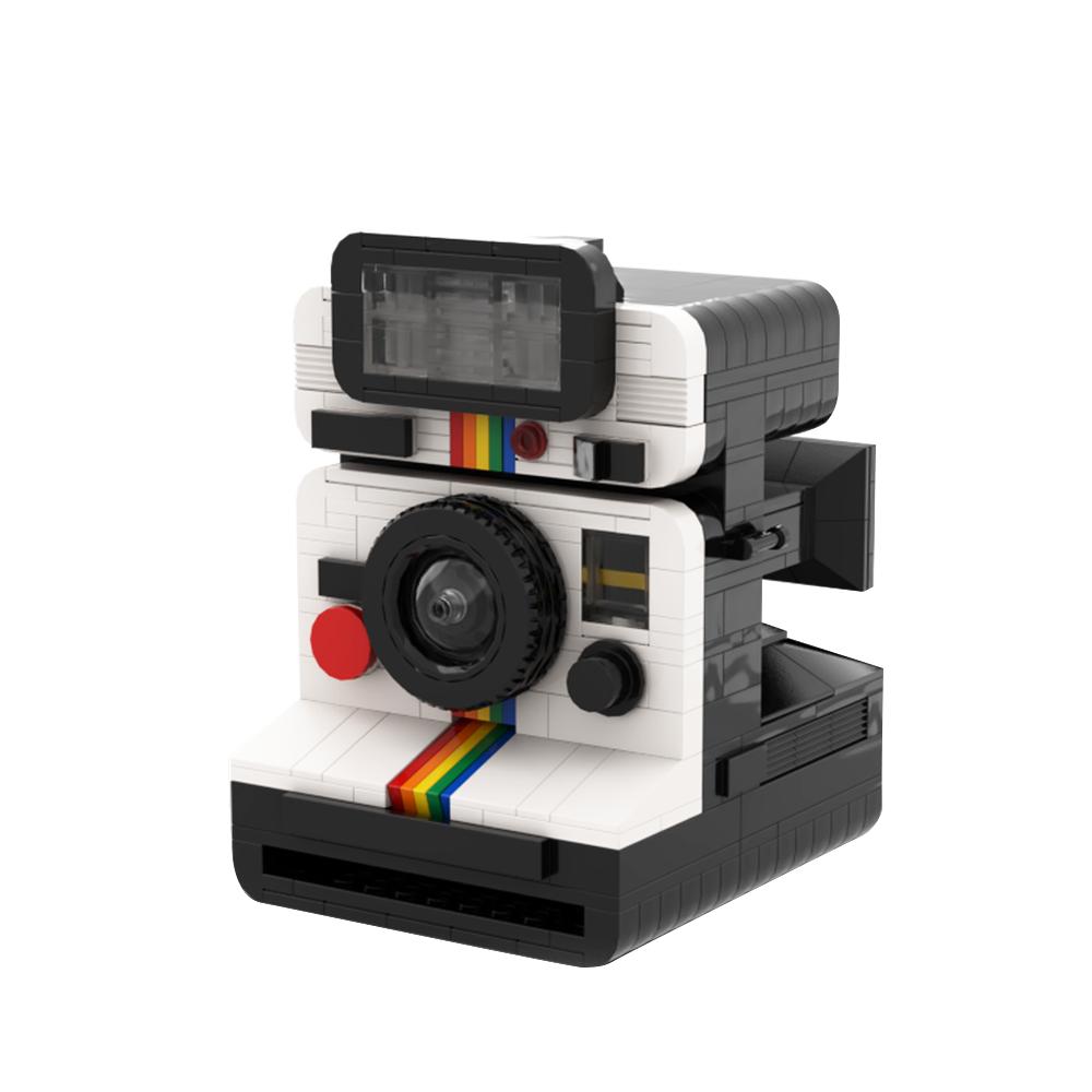 Gobricks MOC Polaroided Land Camera 1000 Кирпичей Модель Polaroids OneStep SX-70 Строительные Блоки Креативность DIY Игрушки Подарки на День Рождения