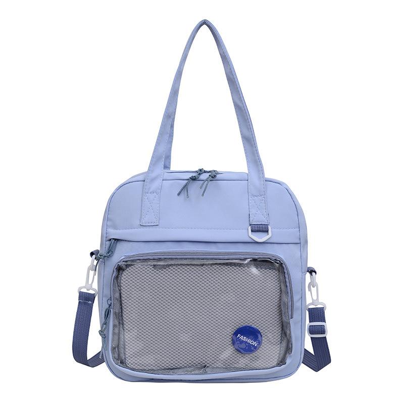 Портативная многоцелевая сумка через плечо, женская, мягкая, студенческая, сумка для боли, прозрачная сумка, японская сумка в стиле колледжа в стиле jk doll