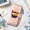 Cool Cat Pattern Long Wallet Fashion Portable Multi Card Slot Purse for Daily Use 